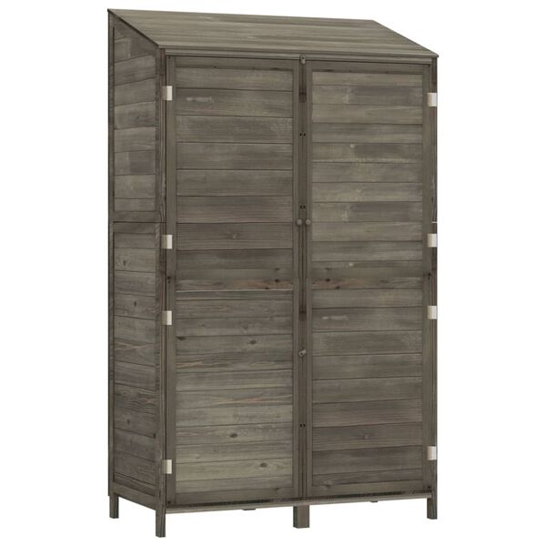 vidaXL Garden Shed Anthracite 102x52x174.5 cm Solid Wood Fir