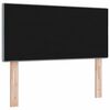 vidaXL Headboard with Headboard Light Grey 90 cm Faux Leather