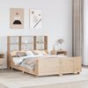 vidaXL Bookcase Bed without Mattress 120x190 cm Small Double Solid Wood