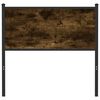 vidaXL Replace Headboard Smoked Oak 75 cm Engineered Wood and Steel