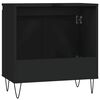 vidaXL Bathroom Cabinet Black 58x33x60 cm Engineered Wood