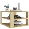 vidaXL Coffee Table Sonoma Oak 60x60x40 cm Engineered Wood