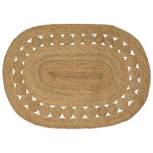 vidaXL Area Rugs Natural 100 x 152 cm Jute
