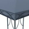 vidaXL Gazebo with LED String Lights 300x300 cm Anthracite