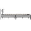 vidaXL Bed Frame without Mattress Grey Sonoma 200x200 cm