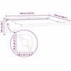 vidaXL Awning Frame White 350 x 250 cm Aluminium