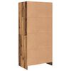 vidaXL Wardrobe Old Wood 82.5 x 51.5 x 180 cm Engineered Wood