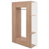 vidaXL Wardrobe Engineered Wood 106x36.5x192 cm Beige