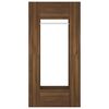 vidaXL Hallway Cabinets 2 pcs Brown Oak Engineered Wood