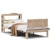 vidaXL Bed Frame with Headboard without Mattress 90x190 cm Single