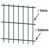 vidaXL 2D Garden Fence Panel 2.008x1.63 m Green