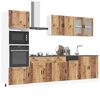 vidaXL 7 Piece Kitchen Cabinet Set Porto Old Wood Engineered Wood