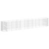 vidaXL Gabion Raised Bed Galvanised Iron 600x100x100 cm