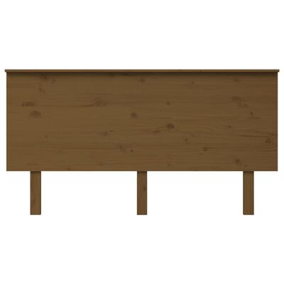 vidaXL Bed Headboard Honey Brown 154x6x82.5 cm Solid Wood Pine