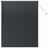 vidaXL Window Blind with Curtains Manual Black Aluminium