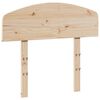 vidaXL Headboard 75 cm Solid Wood Pine