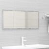 vidaXL Bathroom Furniture Set Concrete Grey Engineered Wood