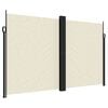 vidaXL Retractable Side Awning Cream 200x1200 cm