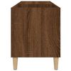 vidaXL Record Cabinet Brown Oak 84.5x38x48 cm Engineered Wood