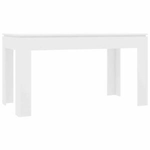 vidaXL Table White Chipboard