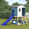 vidaXL Play Slide Blue 175x38x23 cm Polypropylene
