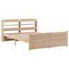 vidaXL Bed Frame with Headboard without Mattress 140x190 cm