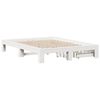 vidaXL Bed Frame without Mattress White 140x190 cm Solid Wood Pine