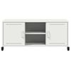 vidaXL TV Cabinet White 100.5x39x43.5 cm Steel