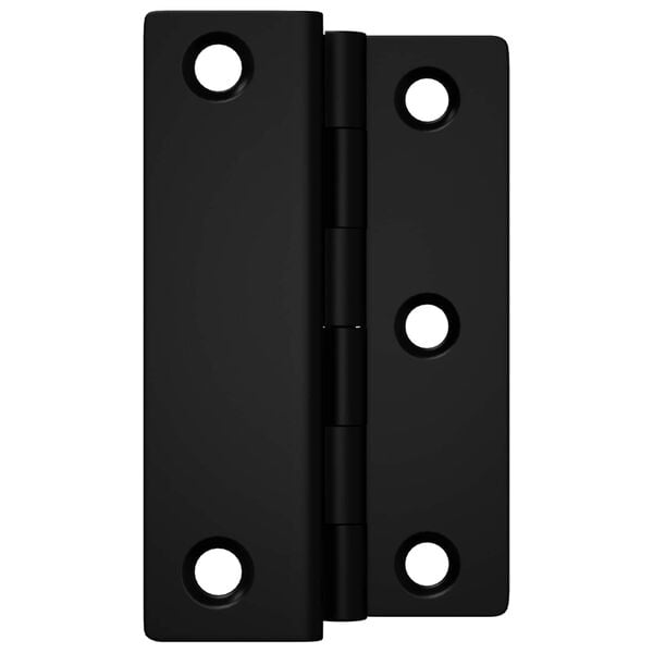 vidaXL Hinge 537 pcs Black 38 x 17 x 60 mm Iron