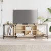vidaXL TV Cabinet Sonoma Oak 153x37x50 cm Engineered Wood
