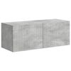 vidaXL TV Wall Cabinet Set Wall-mounted 6 pcs Concrete Grey