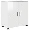 vidaXL Bathroom Cabinet with Storage High Gloss White 61 x 35 x 64 cm