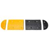 vidaXL Speed Hump Yellow&Black 420x32.5x4 cm Rubber