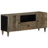 vidaXL TV Cabinet Light Grey 105x33,5x46 cm Solid Wood Mango