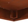 vidaXL Fire Pit Brown 80 x 80 x 40 cm Weathering Steel