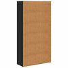 vidaXL Freestanding Bookshelf Black Oak 80 x 30 x 152 cm