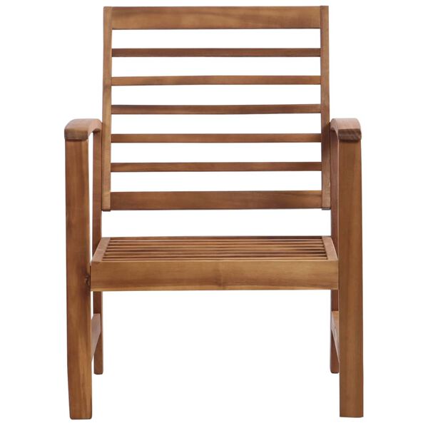 vidaXL 4 Piece Garden Lounge Set Solid Acacia Wood