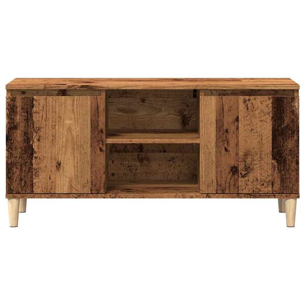 vidaXL TV Cabinet Old Wood 102x35x50 cm Engineered Wood