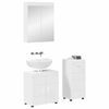 vidaXL Bathroom Furniture Set with Drawer TULUM White Engineered Wood