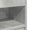 vidaXL Bedside Cabinets 2 pcs with Drawer Concrete Grey 39x28x41 cm