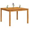vidaXL Garden Dining Table 110x110x75 cm Solid Wood Acacia