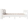 vidaXL Bed Frame without Mattress White 200x200 cm Solid Wood Pine