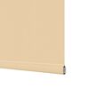 vidaXL Roller Blind Blackout Beige 130x210 cm Fabric Width 126.6 cm Polyester