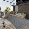 vidaXL Outdoor Rug ARAKIL Anthracite 140x200 cm PP