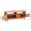 vidaXL Storage Cabinets Brown 110 x 30 x 45 cm Solid Mango Wood