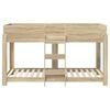 vidaXL Bunk Bed for Kids Sonoma Oak 100 x 190 cm Engineered Wood