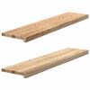 vidaXL Window Sills 2 pcs&nbsp;Untreated 110x25x2 cm Solid Wood Oak