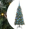 vidaXL Artificial Christmas Tree with 150 LEDs with Stand Green 120 cm