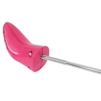 vidaXL Boot Stretchers with Shoe Horn Pink EU 34-40 Plastic