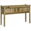 vidaXL Garden Planter with Legs 110x31x70 cm Impregnated Wood Pine